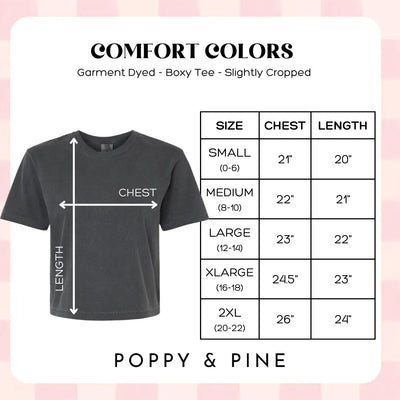 Literally Born To Dilly Dally Crop Tee