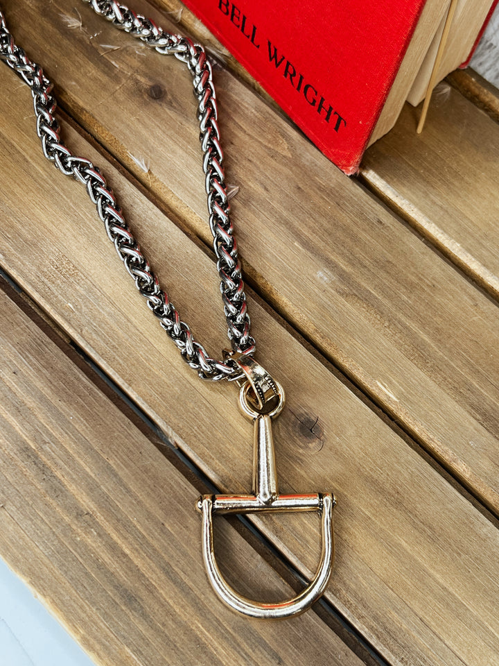 The Mini High Desert Snaffle Necklace