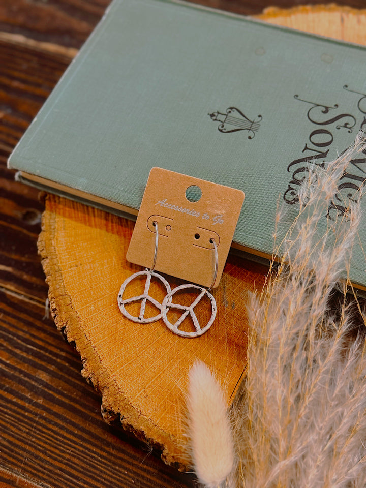 Peace Love & Happiness Earrings