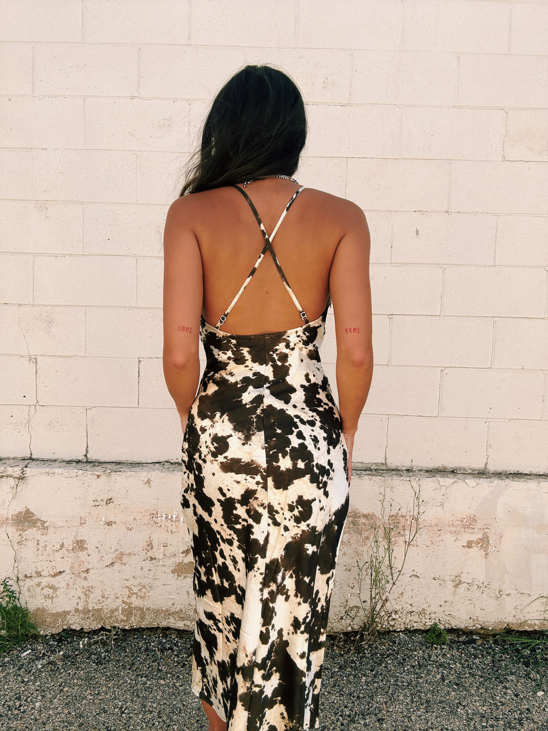 Midnight Rodeo Satin Slip Dress