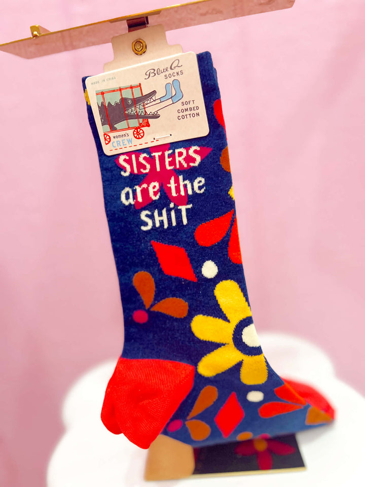 Sisters Are The Shit Crew Socks