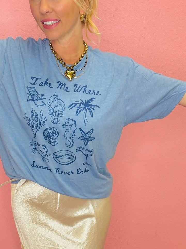Summer Never Ends Graphic Tee
