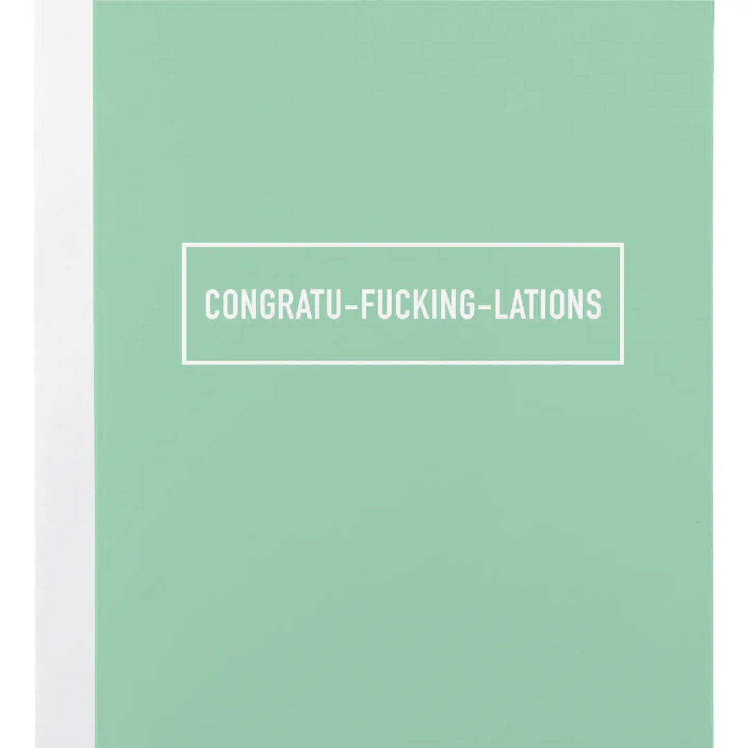 Congratu-Fucking-Lations Card