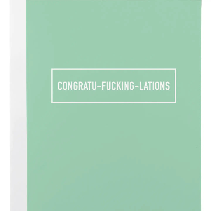 Congratu-Fucking-Lations Card