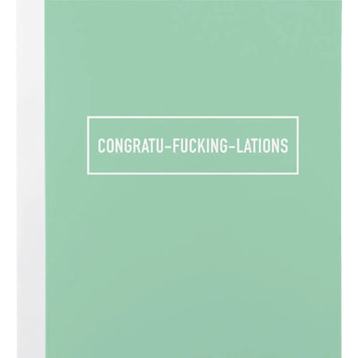 Congratu-Fucking-Lations Card