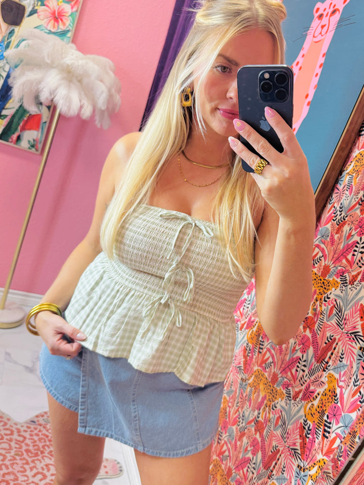 Ella Peplum Top