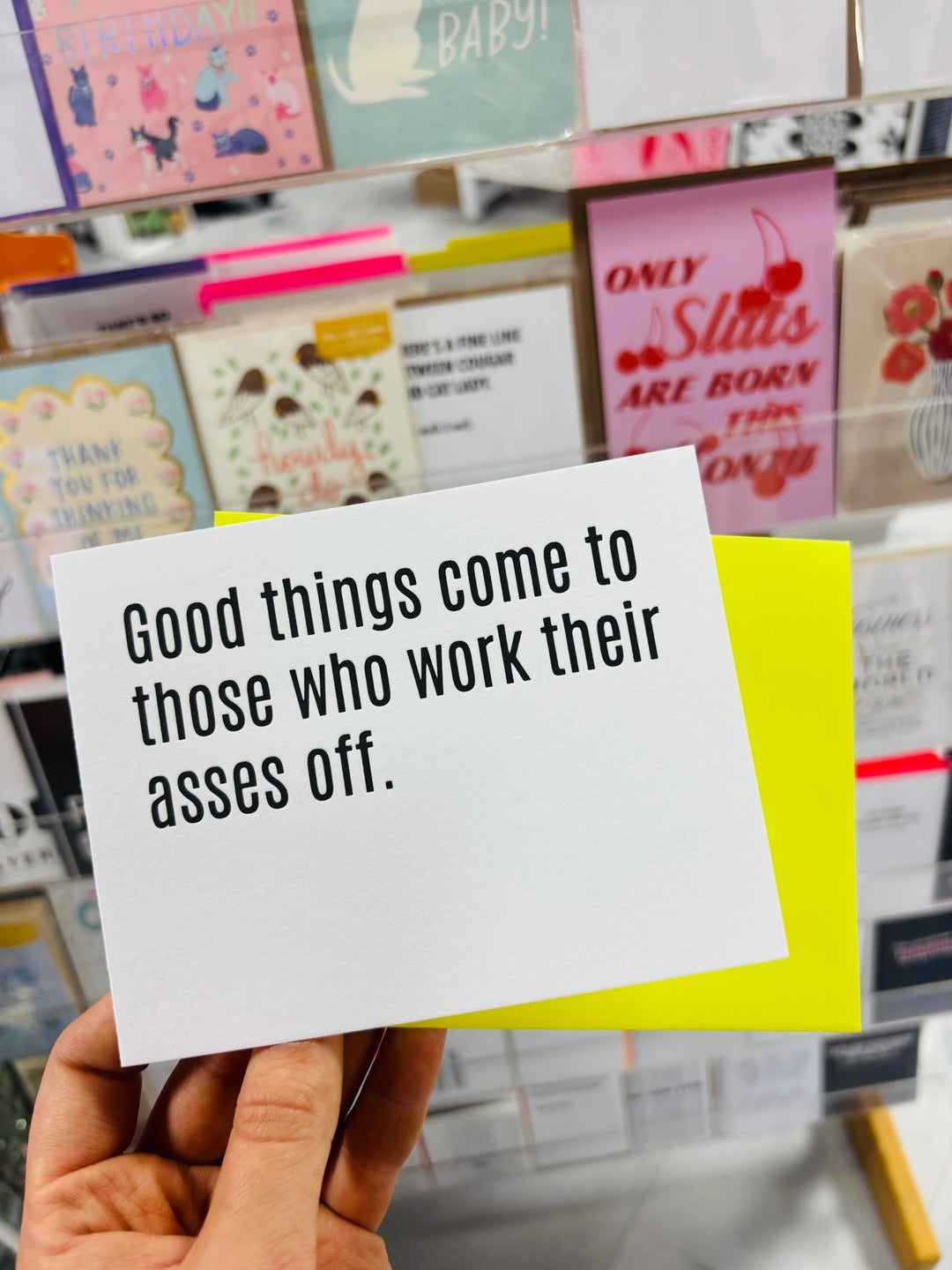 Good Things Come Card