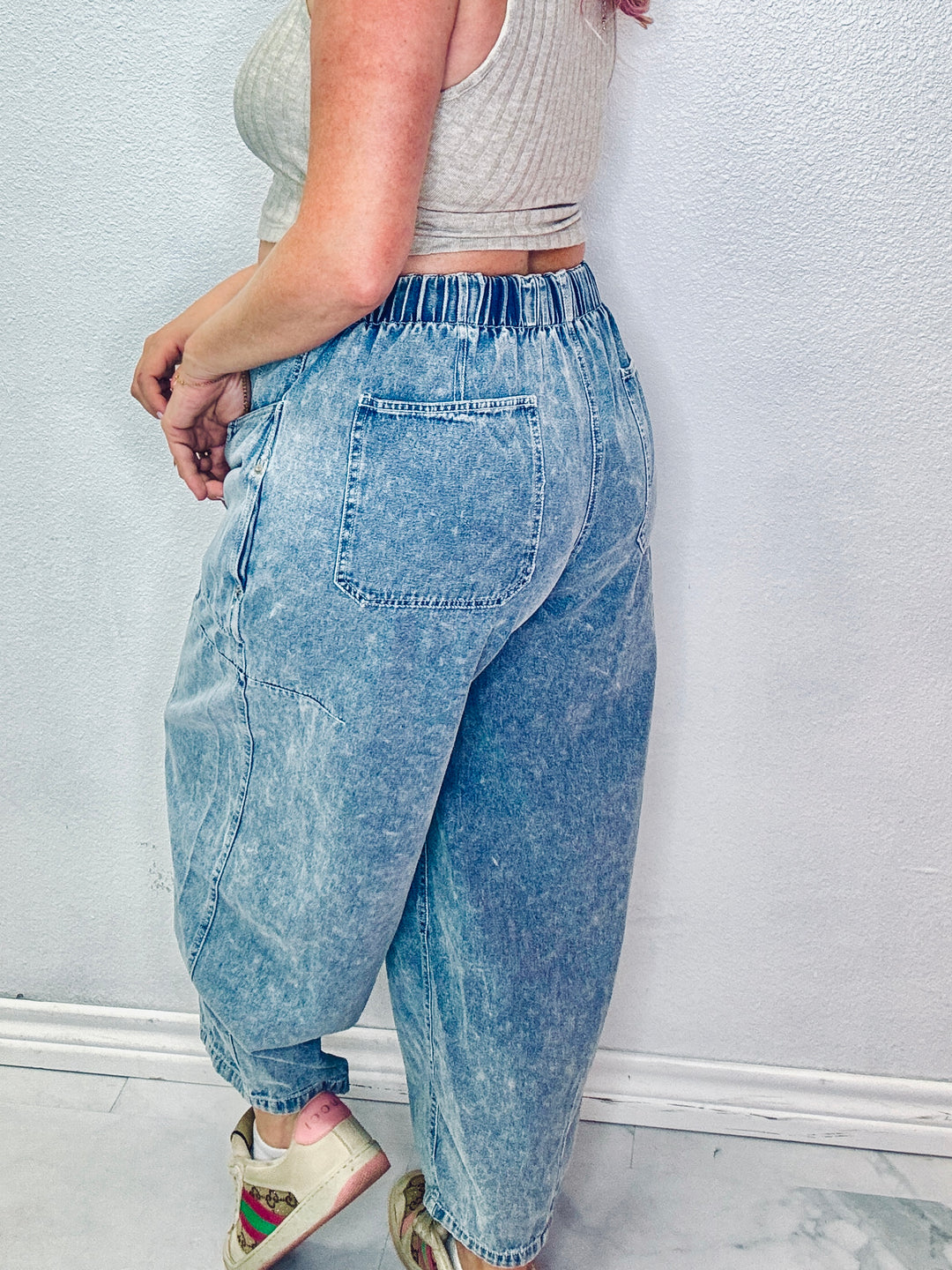 The Evvie Chambray Bottoms