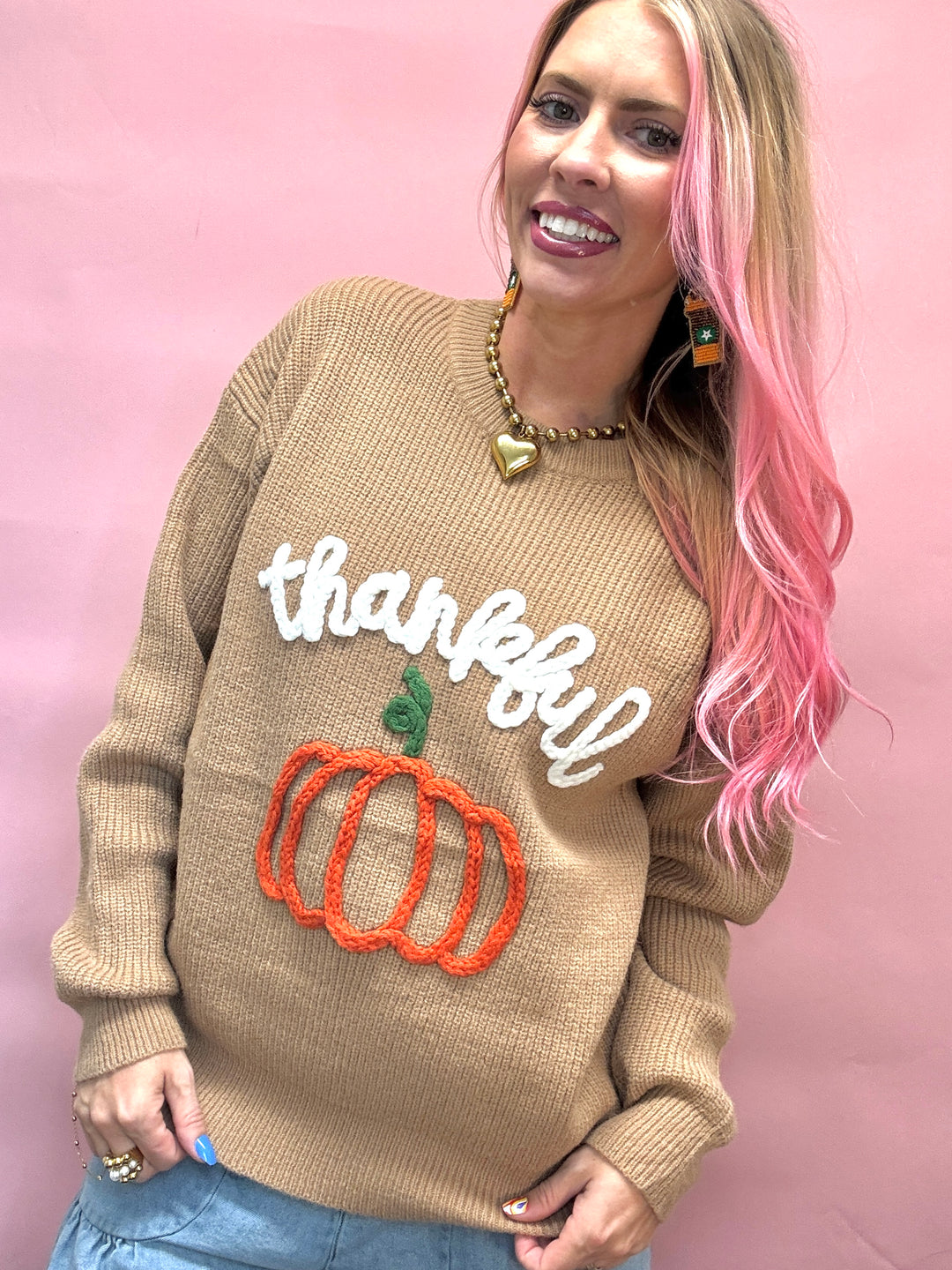 Thankful Pumpkin Sweater