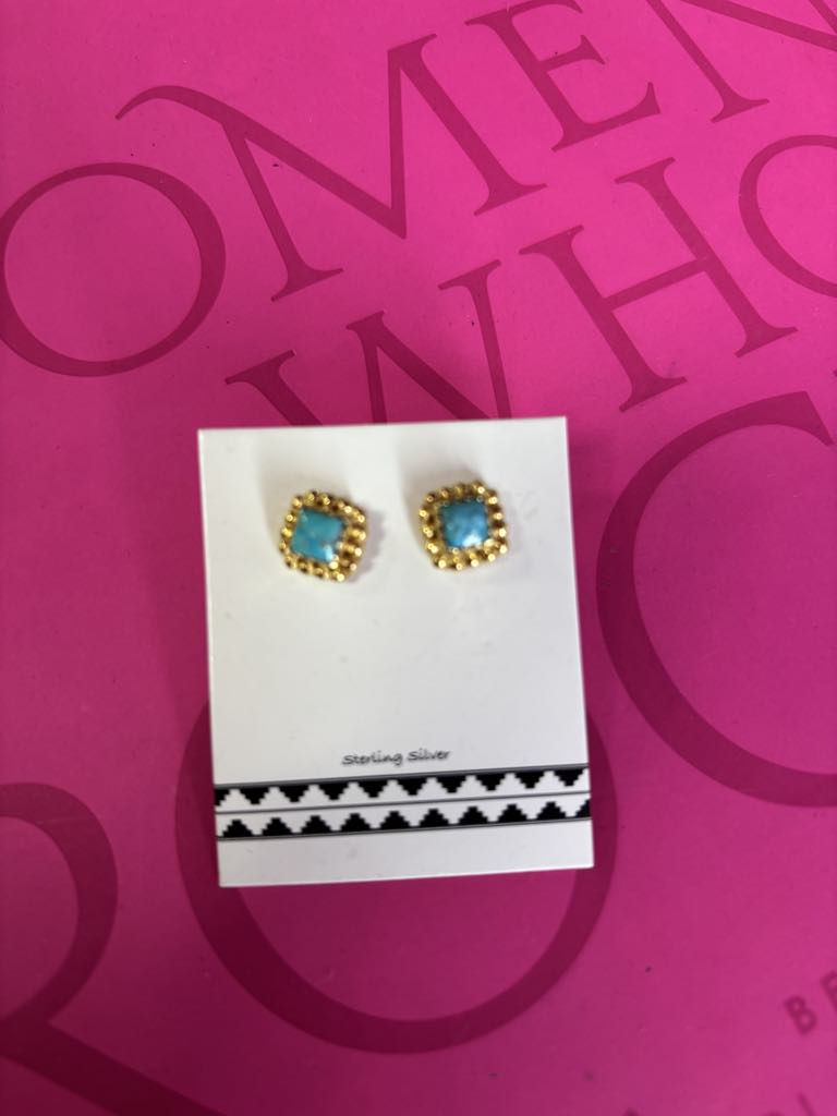 Authentic Sterling Silver Tampa Studs #128