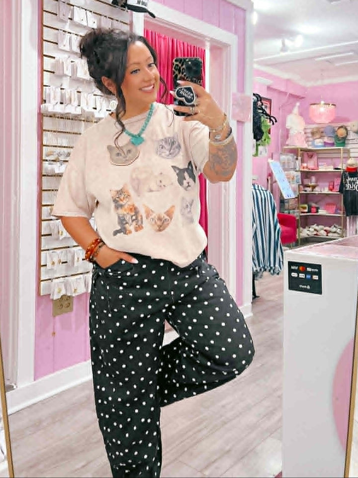 Purr-fectly Vintage Cat Tee