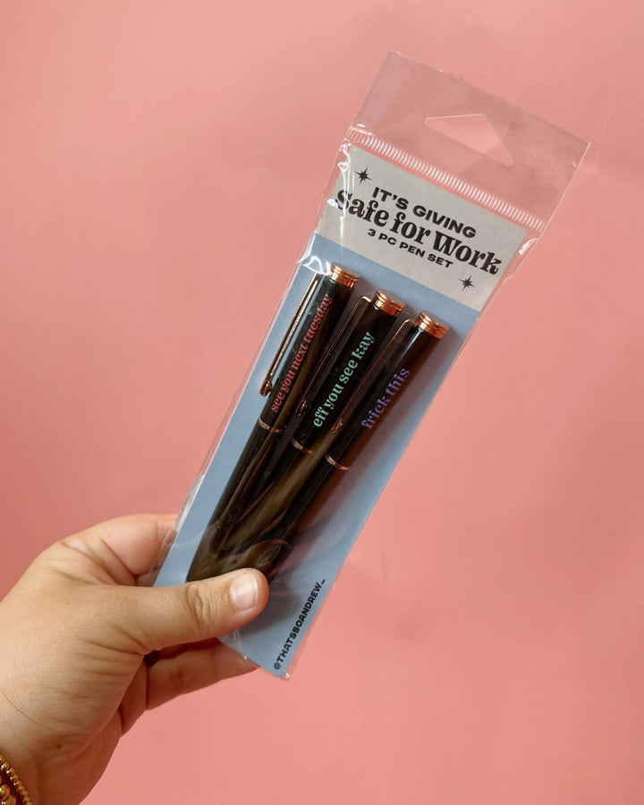 Safe For Work Pen Set