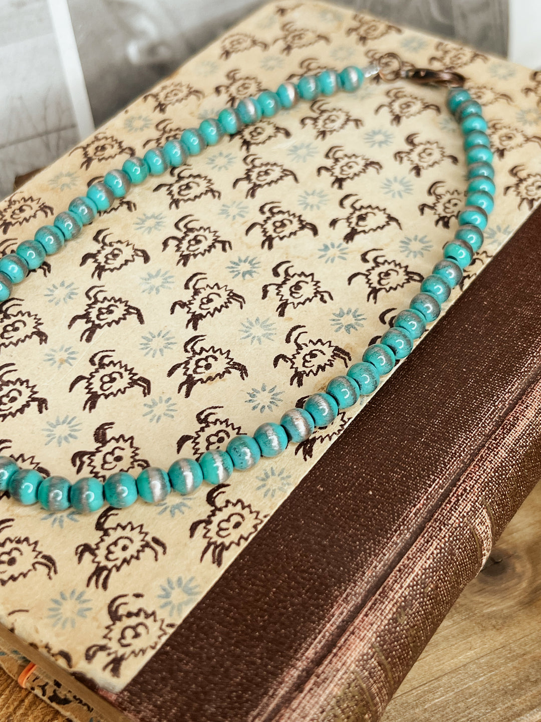 Stevie Turquoise Beaded Necklace