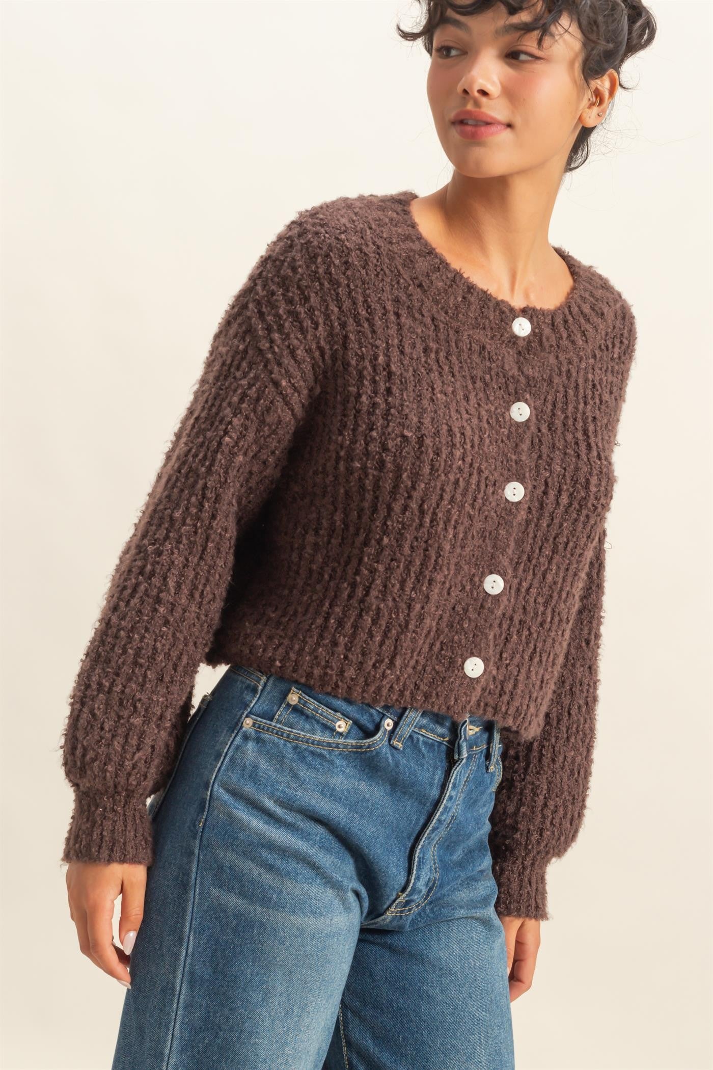 The Buttoned Bliss Sweater