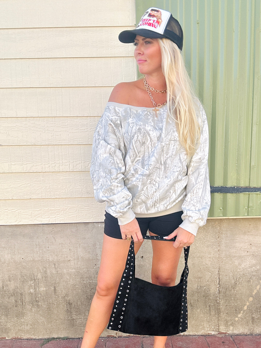 Camo Terrain Slouch Top