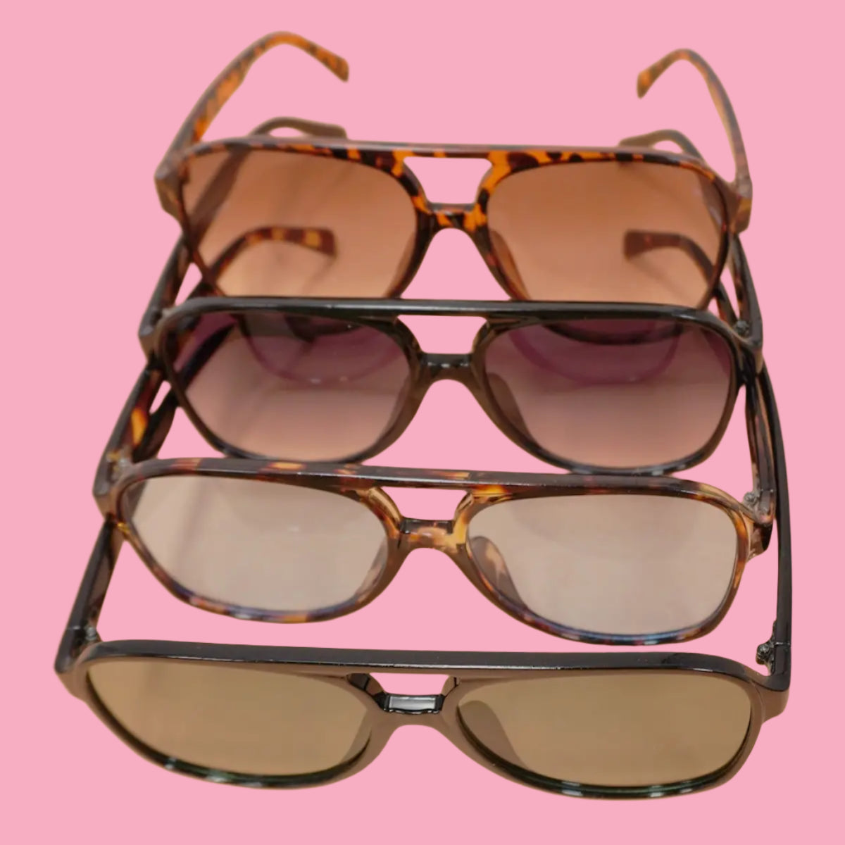 The Leopard Luxe Flyer Sunglasses