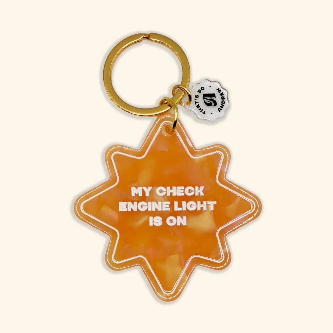 Check Engine Light Is On Keychain