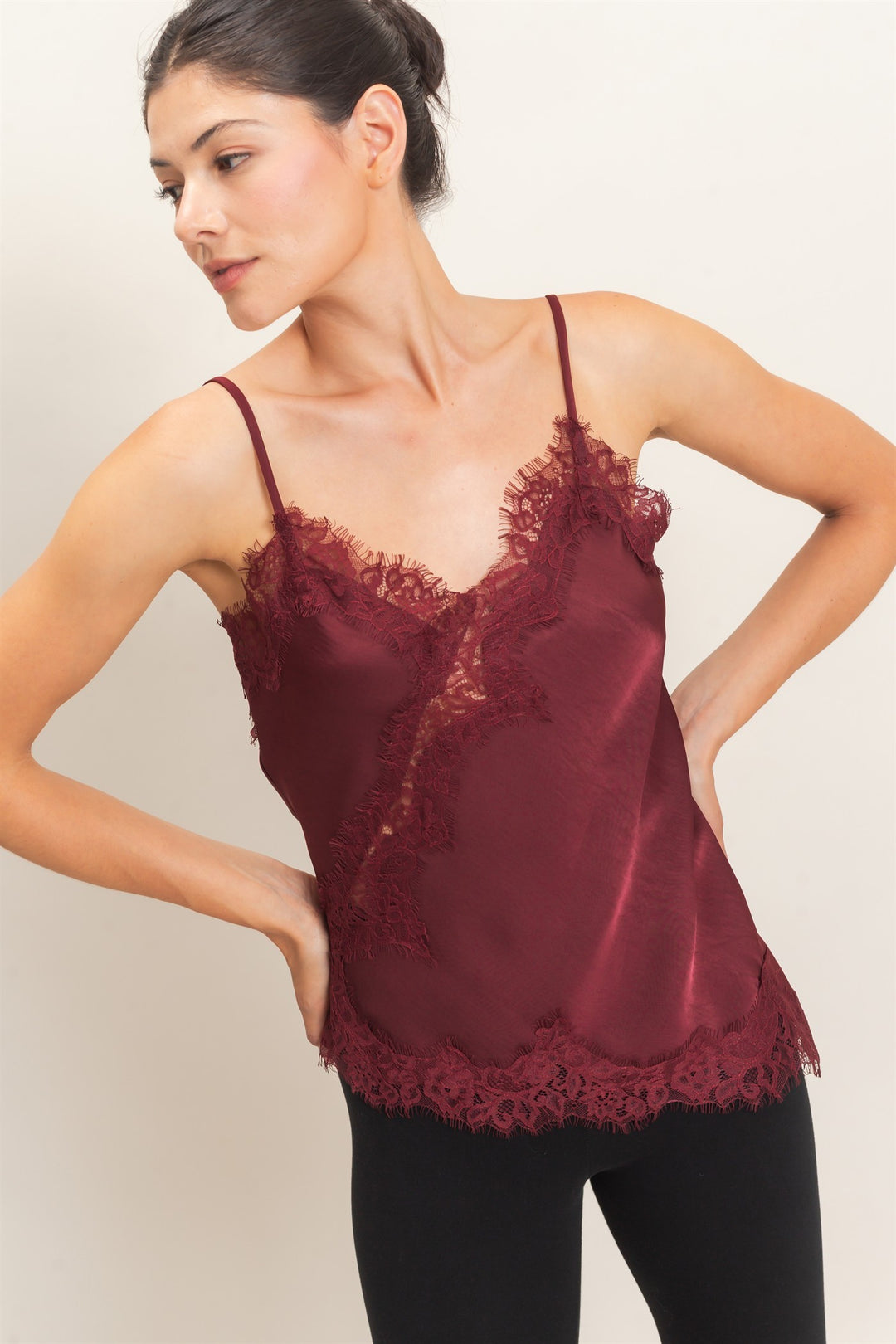 Lace & Lovely Asymmetrical Cami