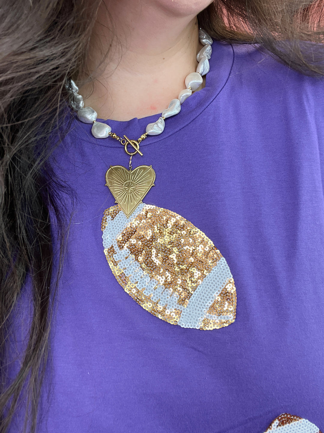 Game Day Dazzling Football T-shirt