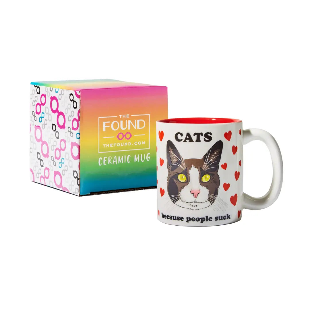 Cats Because People Suck Mug