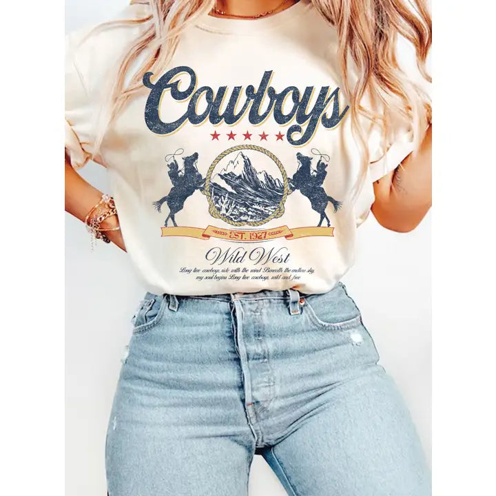 Cowboys Wild West Graphic Tee