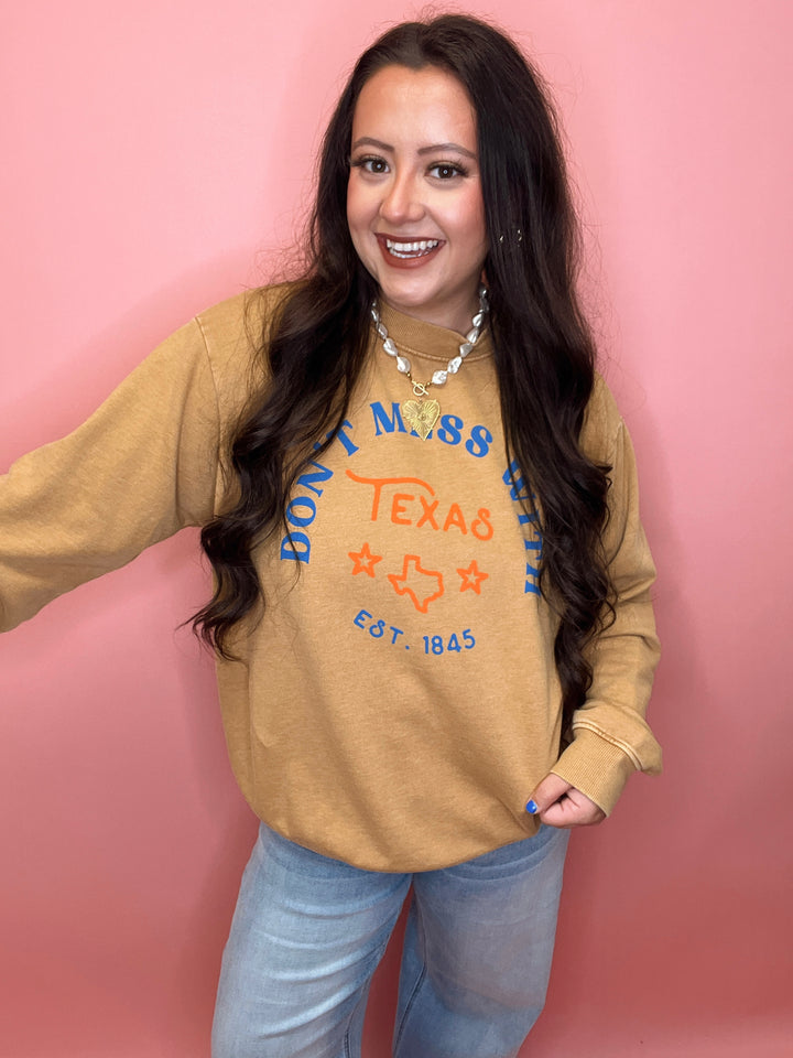 Don't Mess with Texas Mineral Sweatwhirt