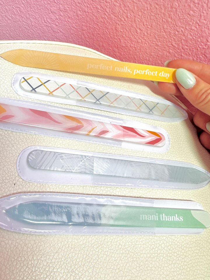 Lemon Lavender Glass Nail Files