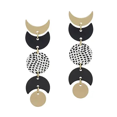 The Crescent Dangle Earrings