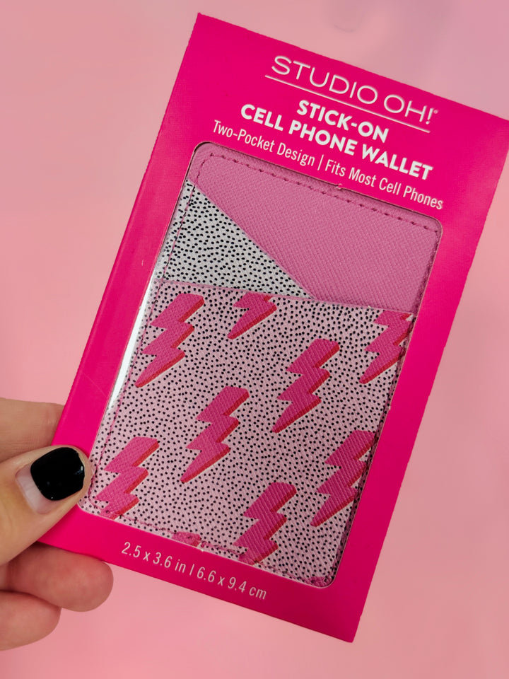 Charged Up Stick-On Cell Phone Wallet