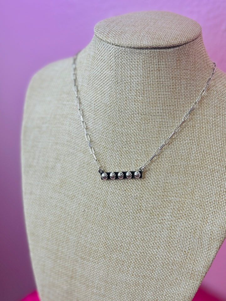 Western Bubble Bar Necklace