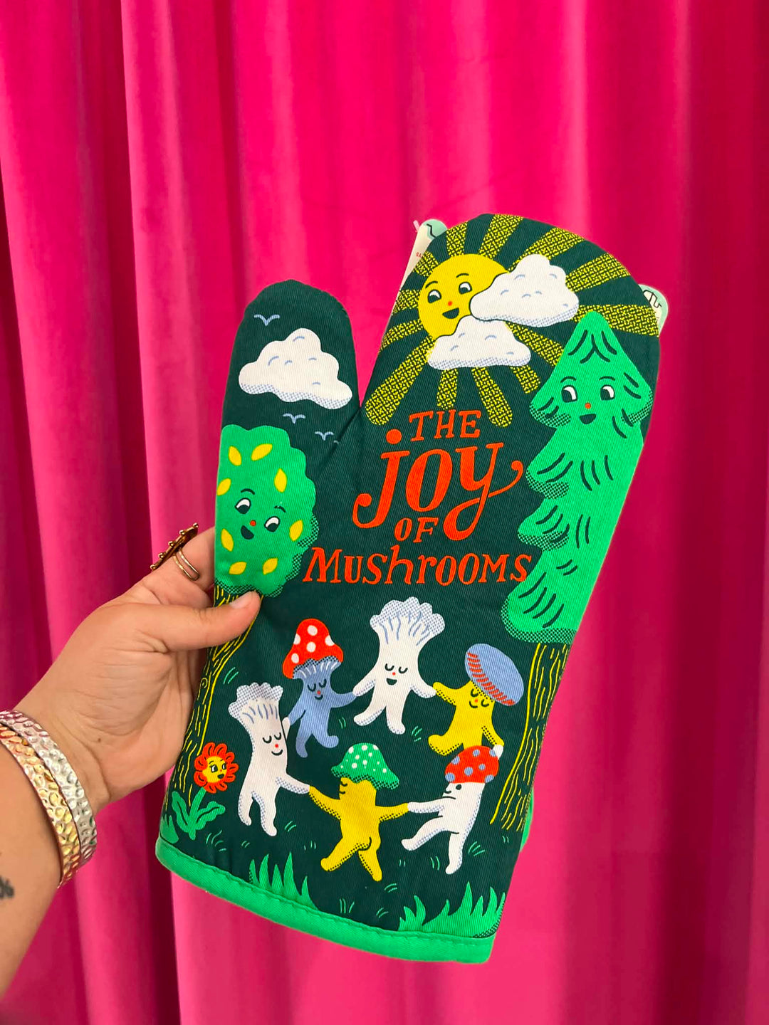 The Joy Of Mushrooms Oven Mitt