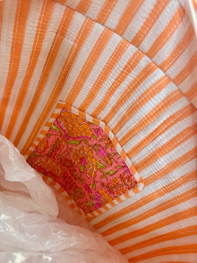 The Mila Quilted Tote Bag