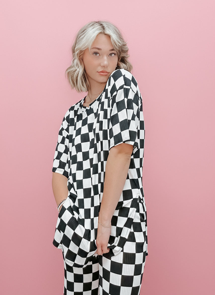 The Jennifer Checkered Set