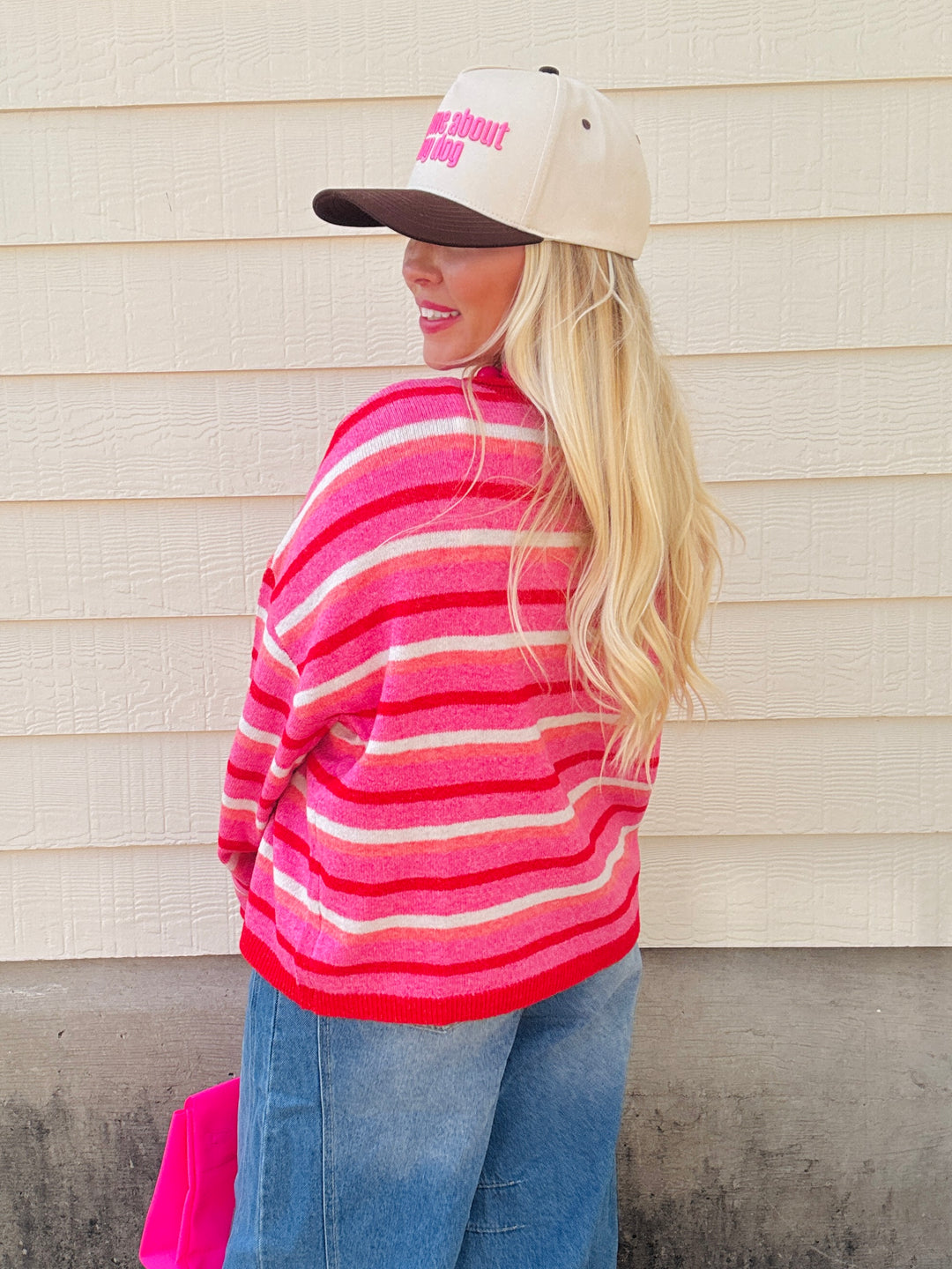 Peony Pink Charm Cardigan
