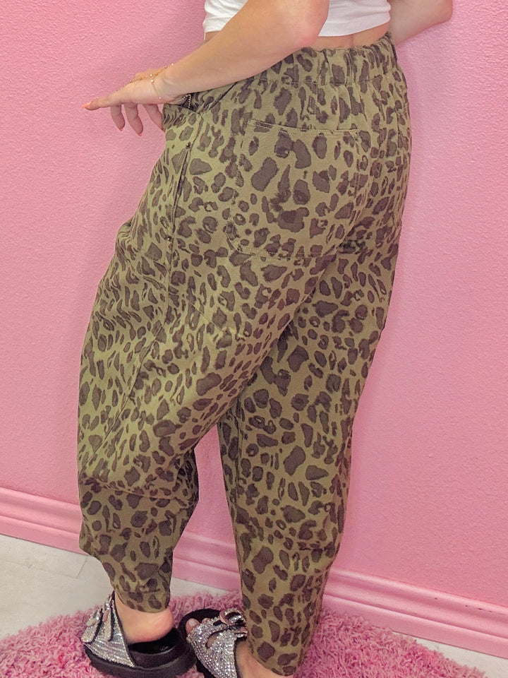 The Stella Olive Leopard Pants
