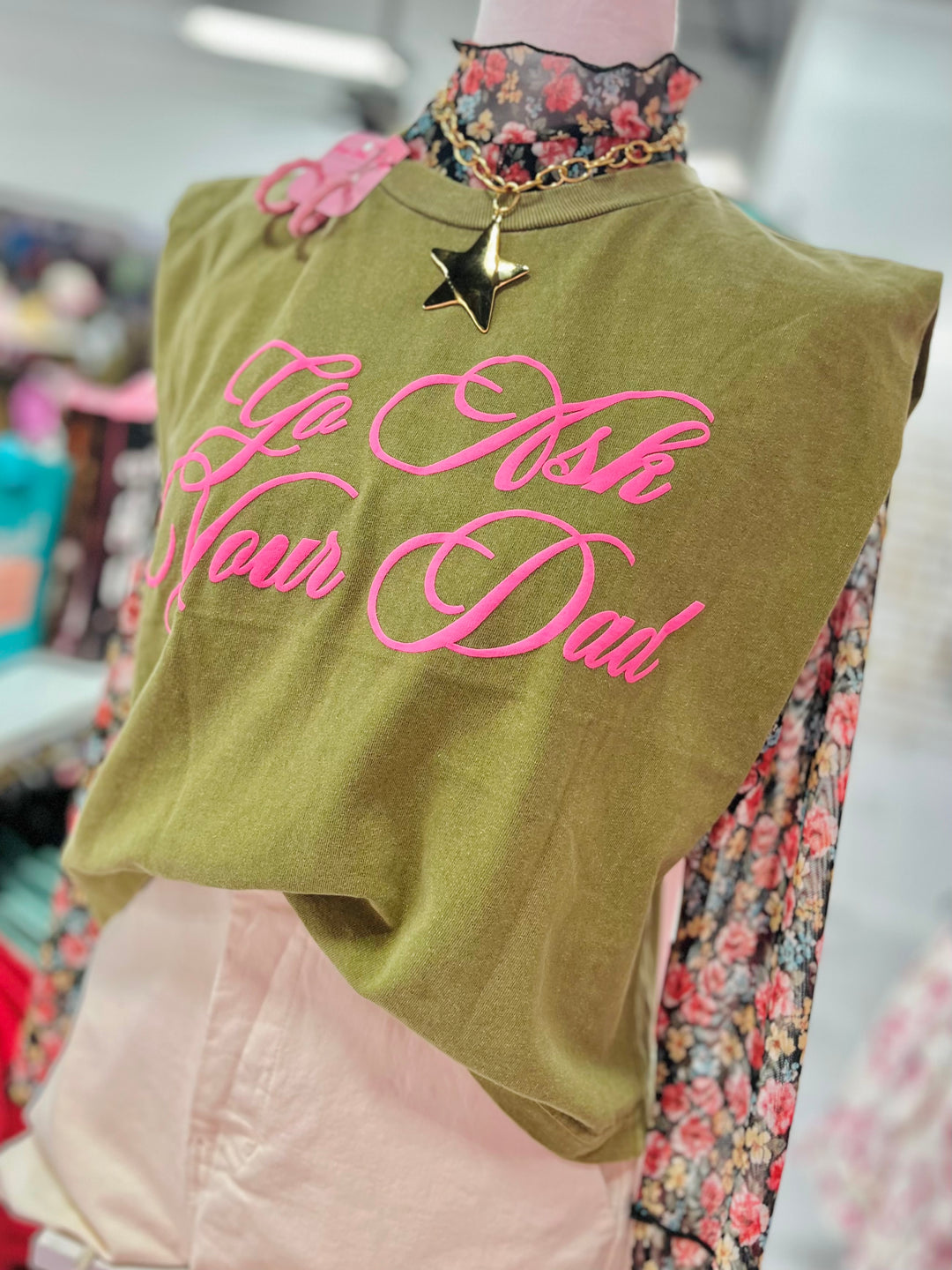 Go Ask Your Dad Muscle Tee