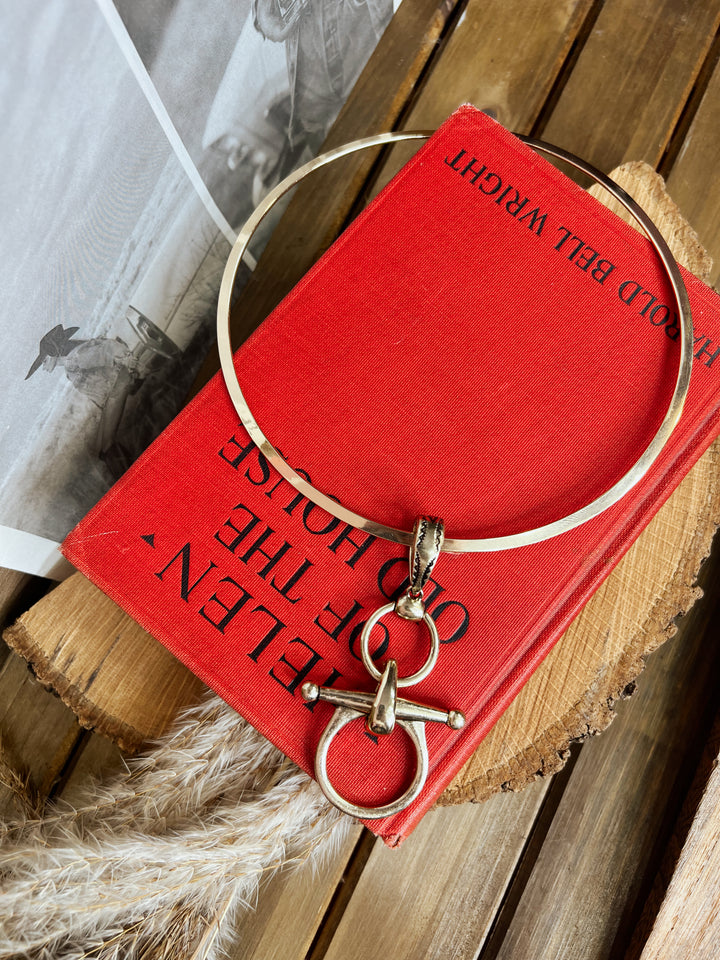Heidi Horse Bit Choker Necklace