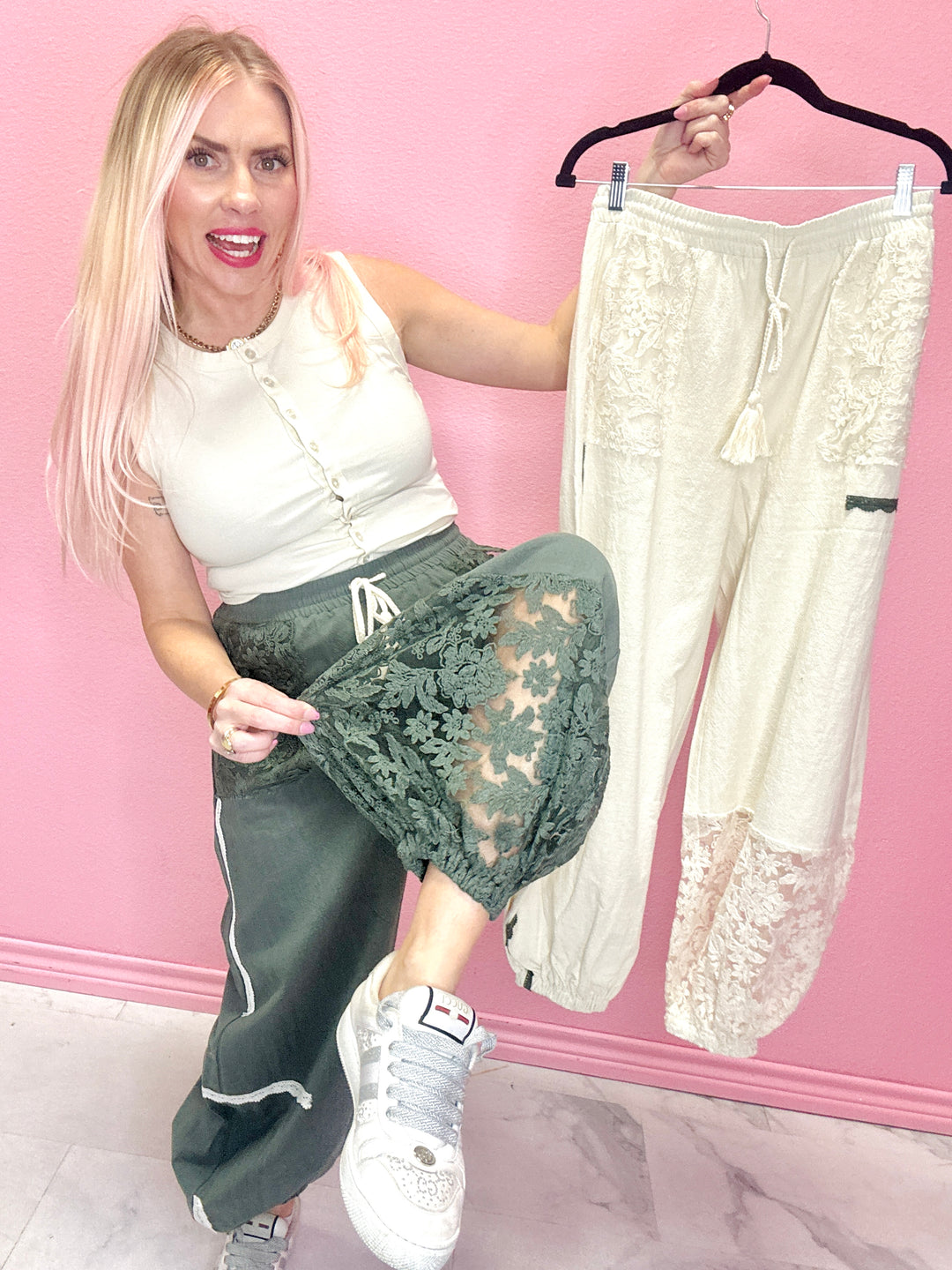 The Lace Accents Joggers