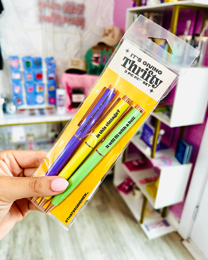 Thrifty Pen Set