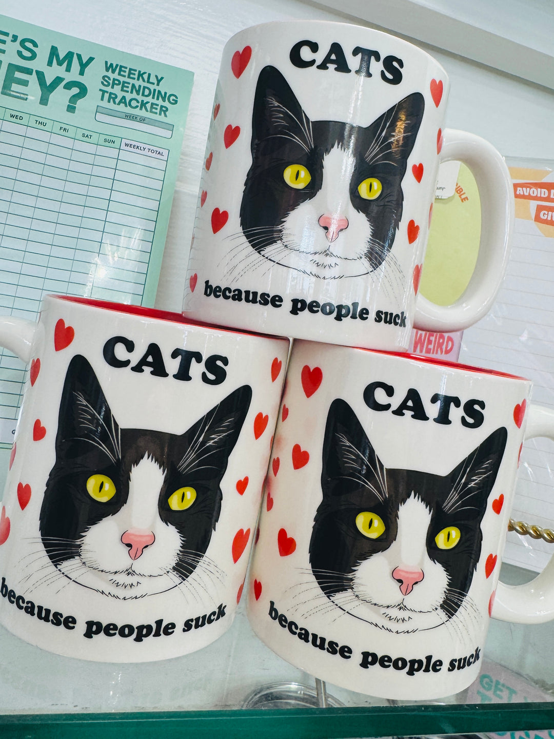 Cats Because People Suck Mug