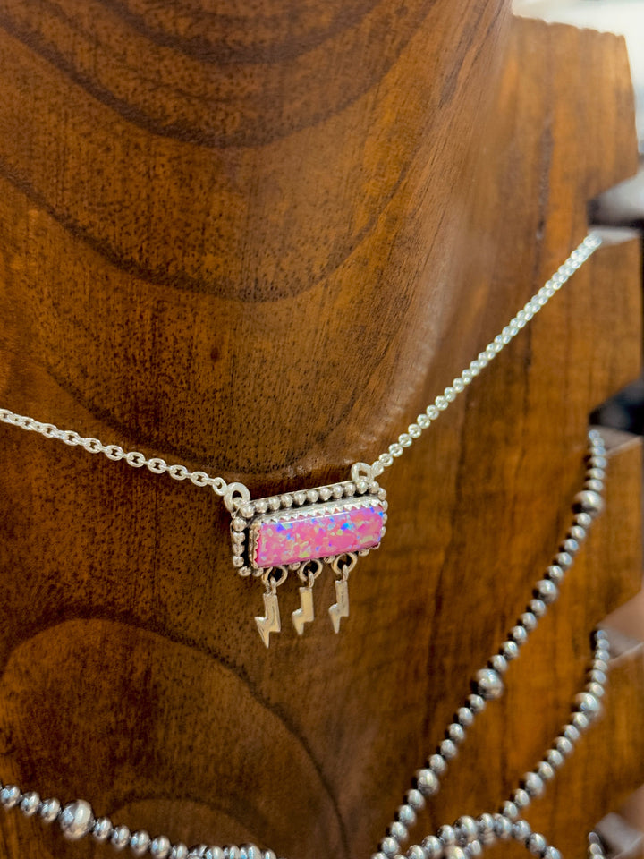 Authentic Bolt Bar Necklace $135