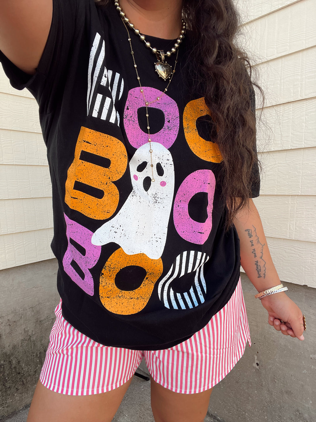 Boo Stacked Graphic Tee