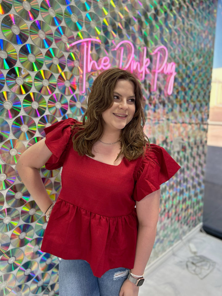 The Julia Peplum Top