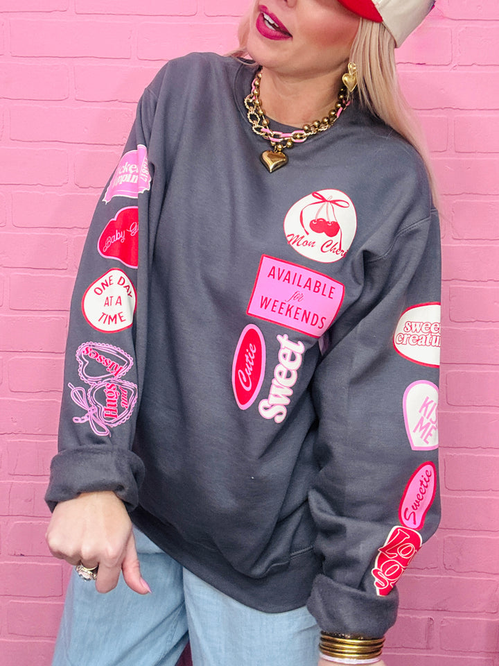 Lover Girl Patch Sweater