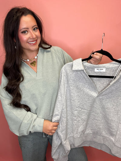 The Courtney Collared Sweater