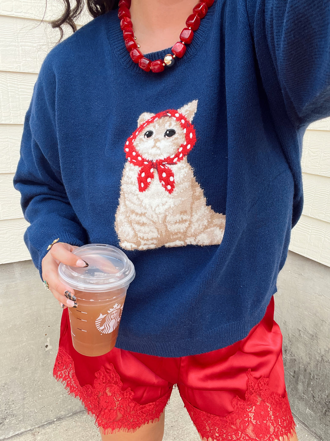 Midnight Meow Cat Sweater