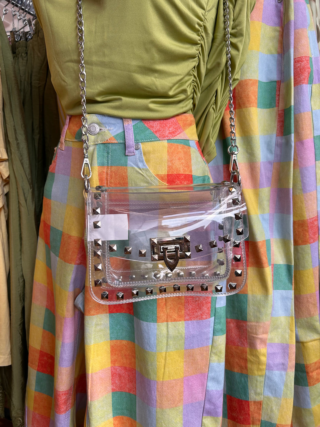 Backstage Pass Studded Crossbody