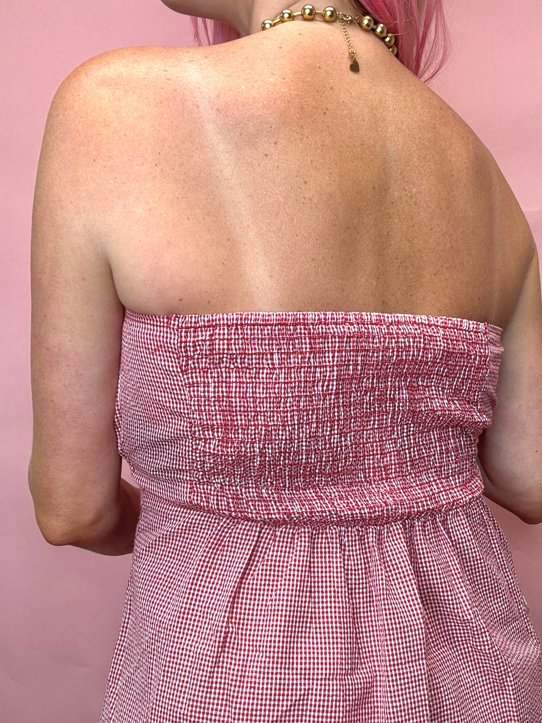 The Gingham Getaway Dress