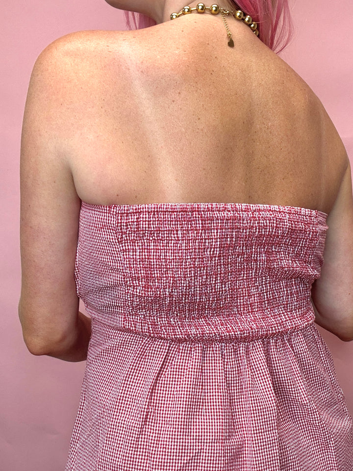 The Gingham Getaway Dress