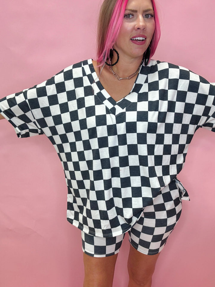 The Lucie Checkered Set